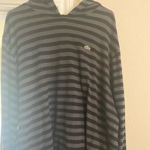 Lacost hooded shirt